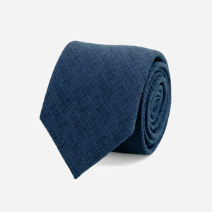 Pebble Solid Denim Blue Tie featured image
