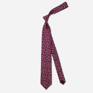 Marguerite Floral Burgundy Tie alternated image 1