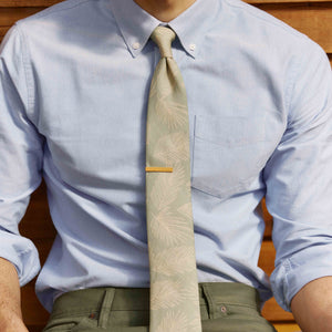 Palm Frond Sage Green Tie alternated image 4