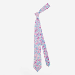 Tossed Lillies Light Blue Tie alternated image 1