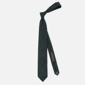 Barberis Wool Camuffare Hunter Green Tie