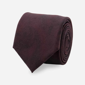 Barberis Wool Floreale Burgundy Tie