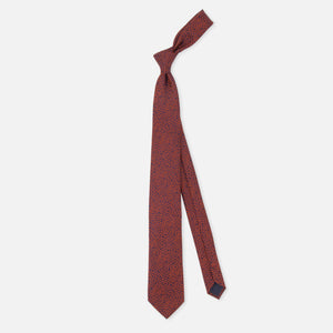 Vine Floral Rust Tie alternated image 1