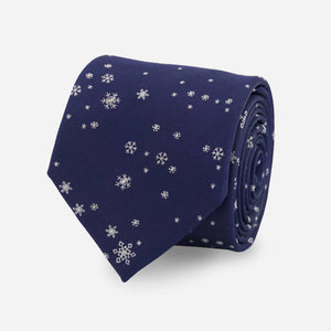 Let It Snow Navy Tie featured image