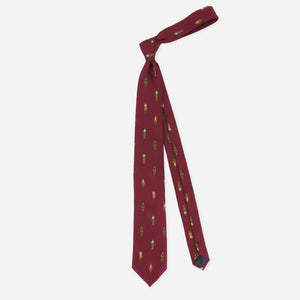 Nutcracker Parade Burgundy Tie alternated image 1