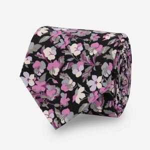 Sarah Floral Lilac Tie