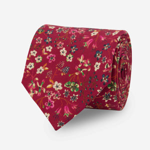 Donna Leigh Floral Burgundy Tie featured image