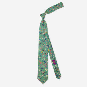 Donna Leigh Floral Jade Tie