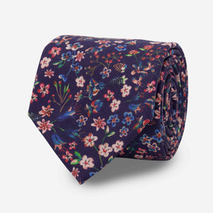 Donna Leigh Floral Navy Tie featured image