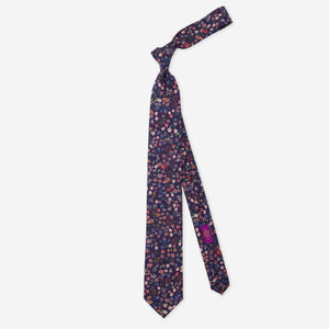 Donna Leigh Floral Navy Tie alternated image 1
