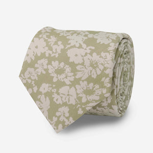 Incognito Floral Sage Green Tie featured image