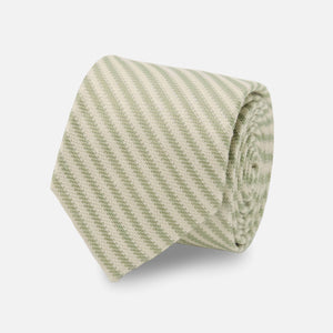 Shoreside Stripe Sage Green Tie featured image