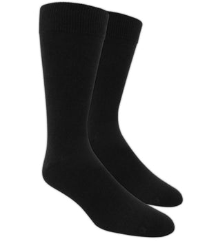 Solid Black Dress Socks featured image