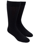 Speckled Black Dress Socks | Cotton Socks | Tie Bar