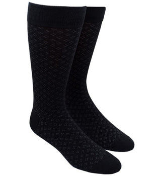 Speckled Black Dress Socks featured image