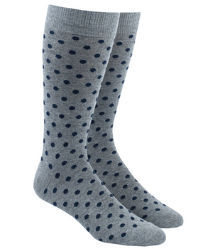 Hunter Green Polka Dot Dress Socks