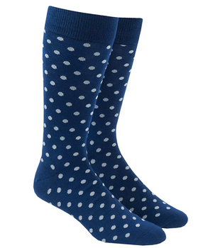 Circuit Dots Grey Dress Socks