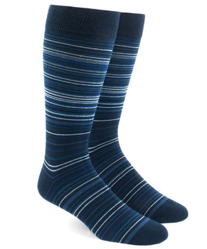 Multistripe Blues Dress Socks featured image
