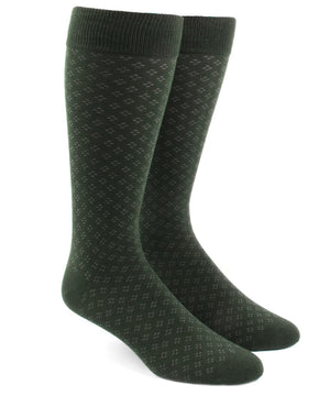 Speckled Hunter Green Dress Socks featured image