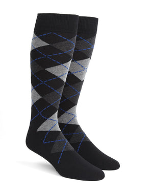 Argyle Black Dress Socks featured image
