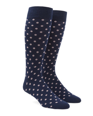 Circuit Dots Light Pink Dress Socks