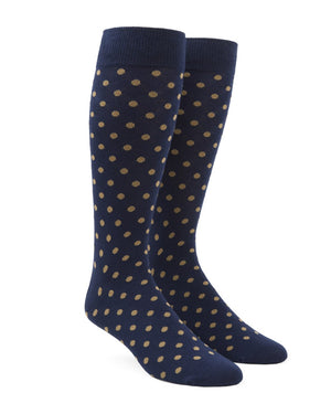 Circuit Dots Light Champagne Dress Socks featured image