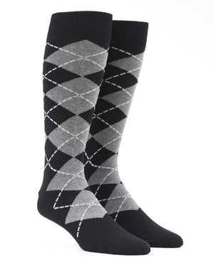 New Argyle Black Dress Socks featured image