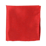 Solid Twill Red Pocket Square