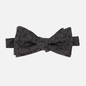 Ceremony Paisley Black Bow Tie featured image