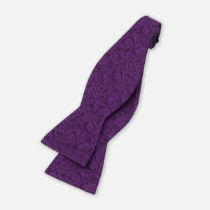 Ceremony Paisley Eggplant Bow Tie alternated image 1