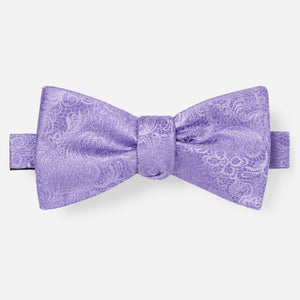 Ceremony Paisley Lilac Bow Tie