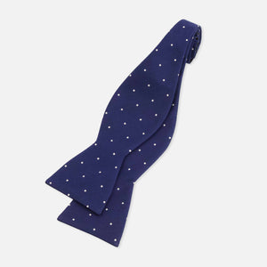 Dotted Report Navy Bow Tie alternated image 1