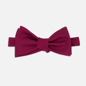 Grosgrain Solid Burgundy Bow Tie featured image