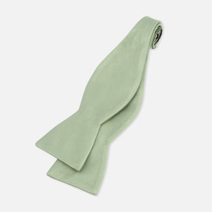 Grosgrain Solid Sage Green Bow Tie alternated image 2