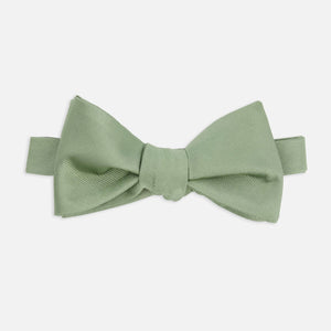 Grosgrain Solid Sage Green Bow Tie featured image