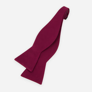 Herringbone Vow Burgundy Bow Tie alternated image 2