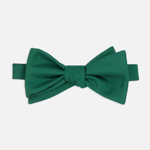 Herringbone Vow Hunter Green Bow Tie featured image