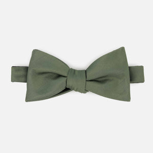 Herringbone Vow Olive Bow Tie featured image