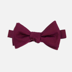 Herringbone Vow Wine Bow Tie featured image