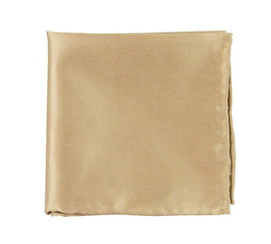 Solid Twill Light Champagne Pocket Square featured image