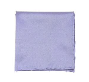 Solid Twill Lilac Pocket Square