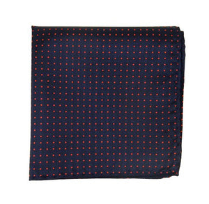 Mini Dots Matte Navy Pocket Square