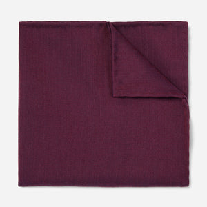 Astute Solid Burgundy Pocket Square featured image