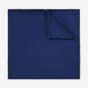 Astute Solid Navy Pocket Square featured image