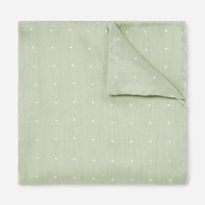 Bulletin Dot Sage Green Pocket Square featured image