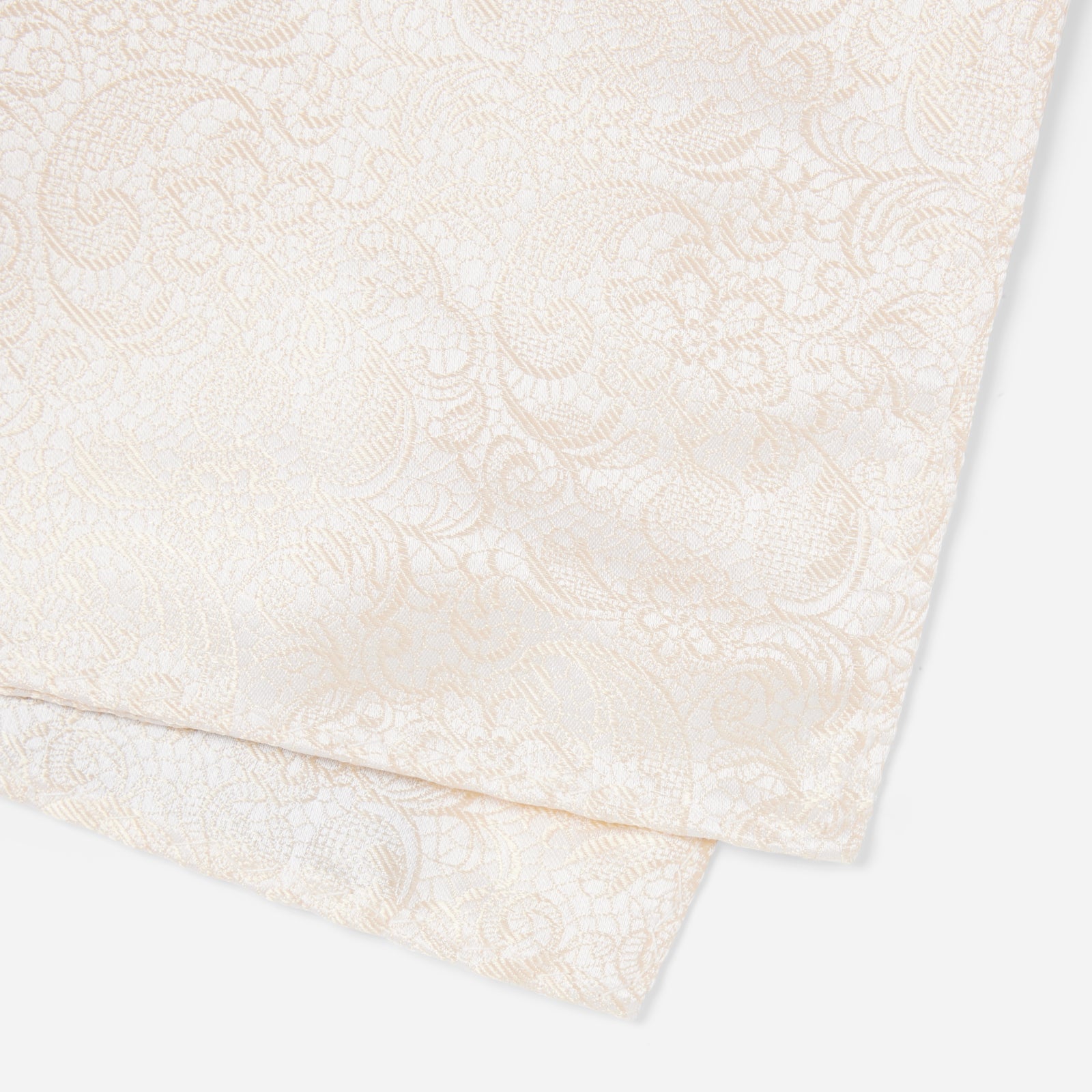 Ceremony Paisley Light Champagne Pocket Square | Silk Pocket Squares ...