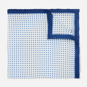 Domino Dots Navy Pocket Square featured image