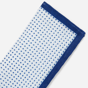 Domino Dots Navy Pocket Square alternated image 1