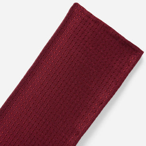 Dotted Spin Burgundy Pocket Square alternated image 1