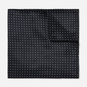 Mini Dots Black Pocket Square featured image